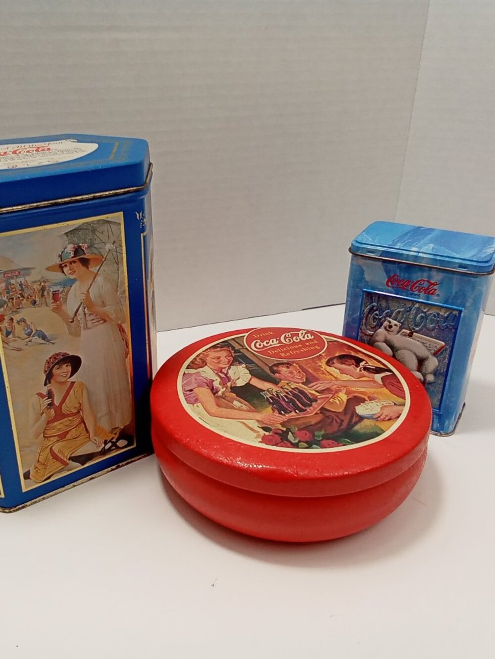 Vintage Coca-Cola Collectible Metal Tins | Lot of 3